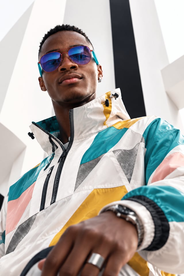 Create image A high-fashion, cinematic portrait of a styl…